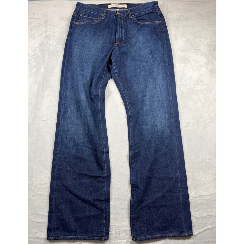 Agave Denimsmith Waterman Jeans Men 34 Relaxed Straight Dark Wash Made USA